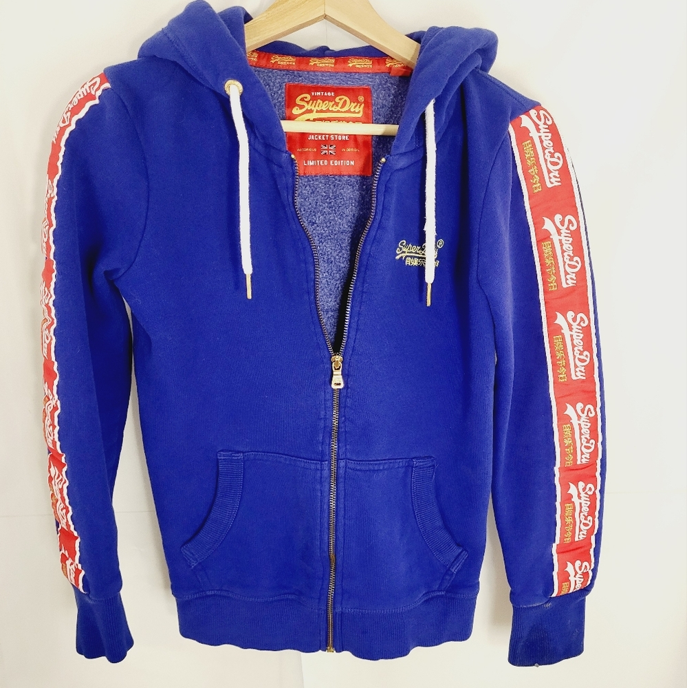 SUPERDRY Zip Up Hoodie Size 2 / 4